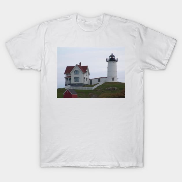 Nubble Light - York Beach, ME T-Shirt by searchlight